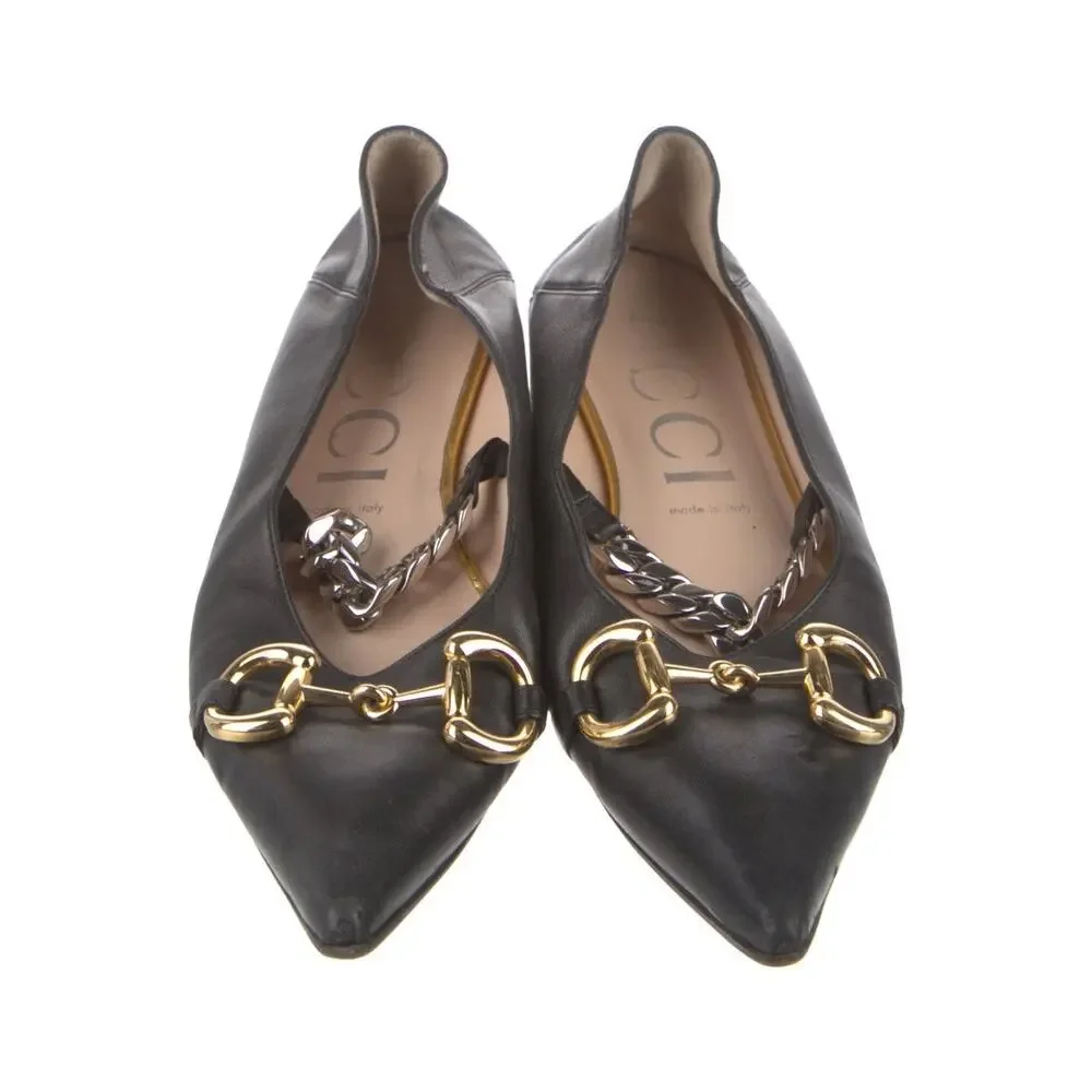 ❤️Gucci Horsebit Leather Flats❤️ - Picture 3 of 5